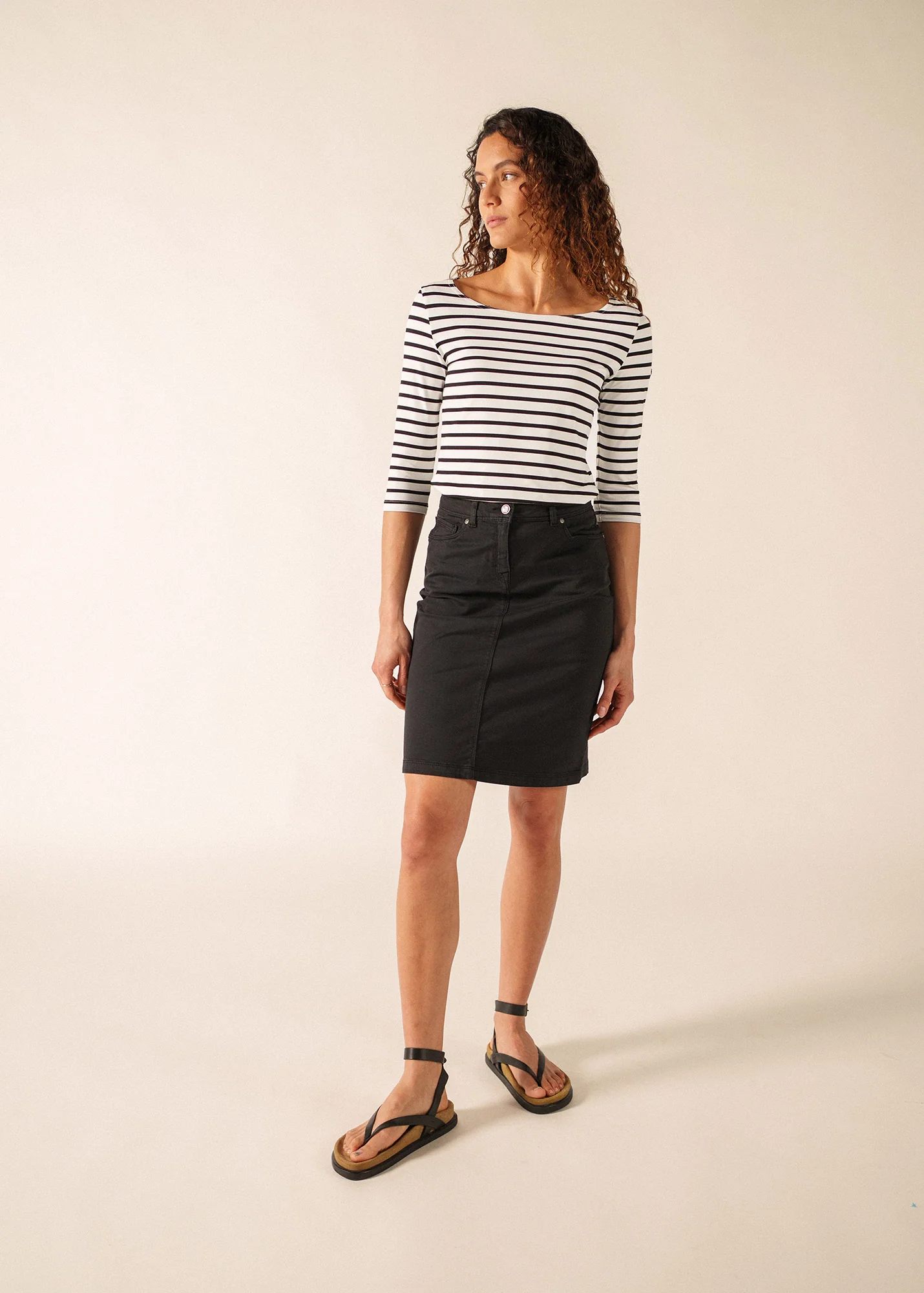 Jupe Elfy Couleur (NAVY)
