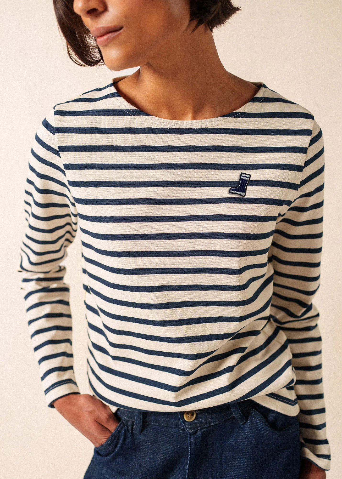 Marinière Méridame et broche Botte - Image 3