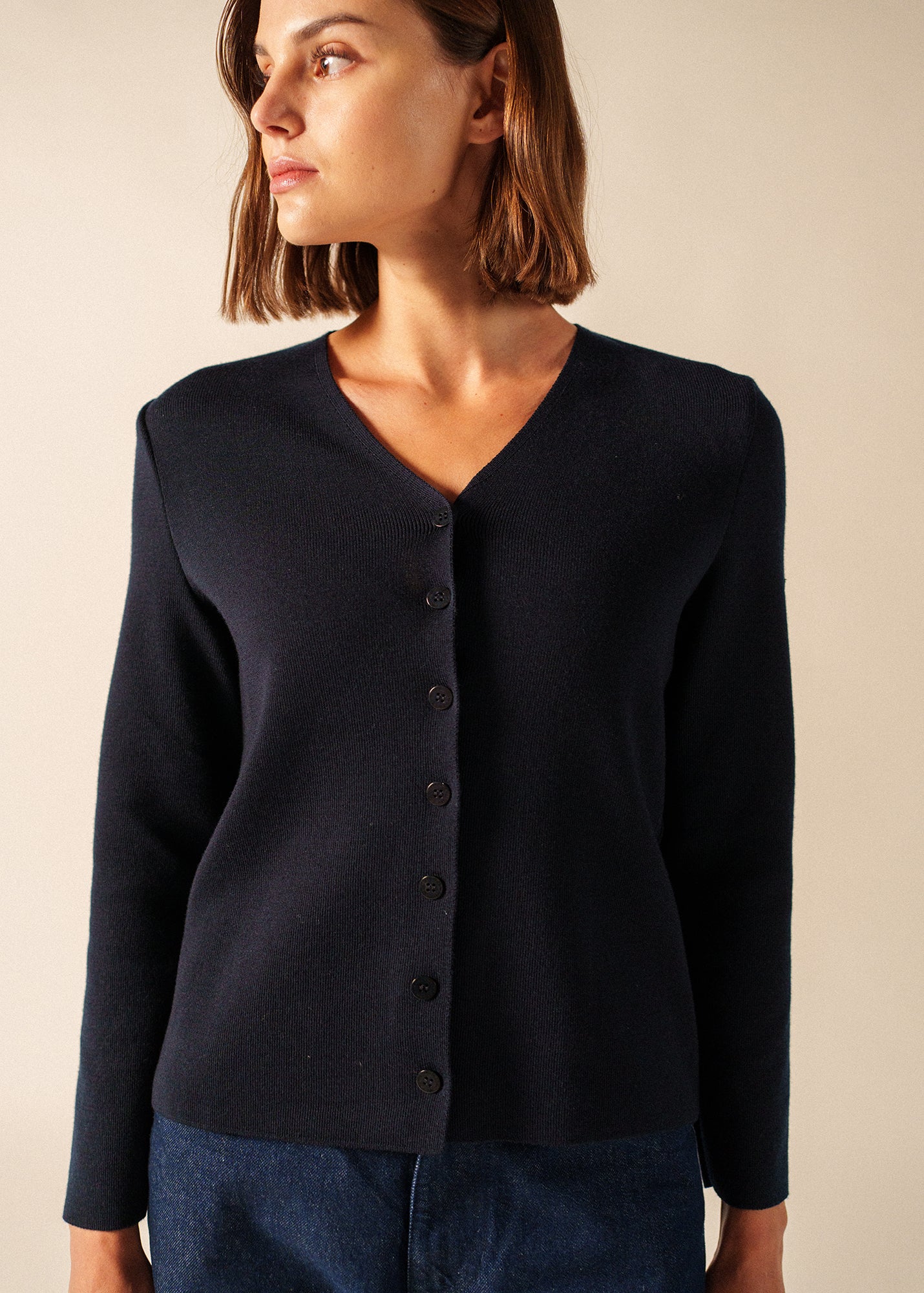 Gilet Brévands coudières (NAVY/NORMANDIE) - Image 3