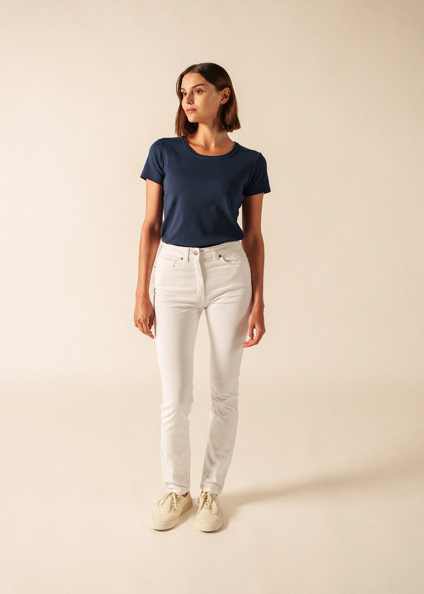 Pantalon Mimosa Couleur (BLANC)