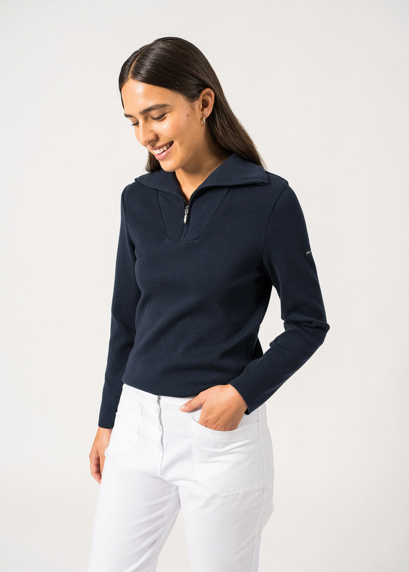 Pull bleu marine