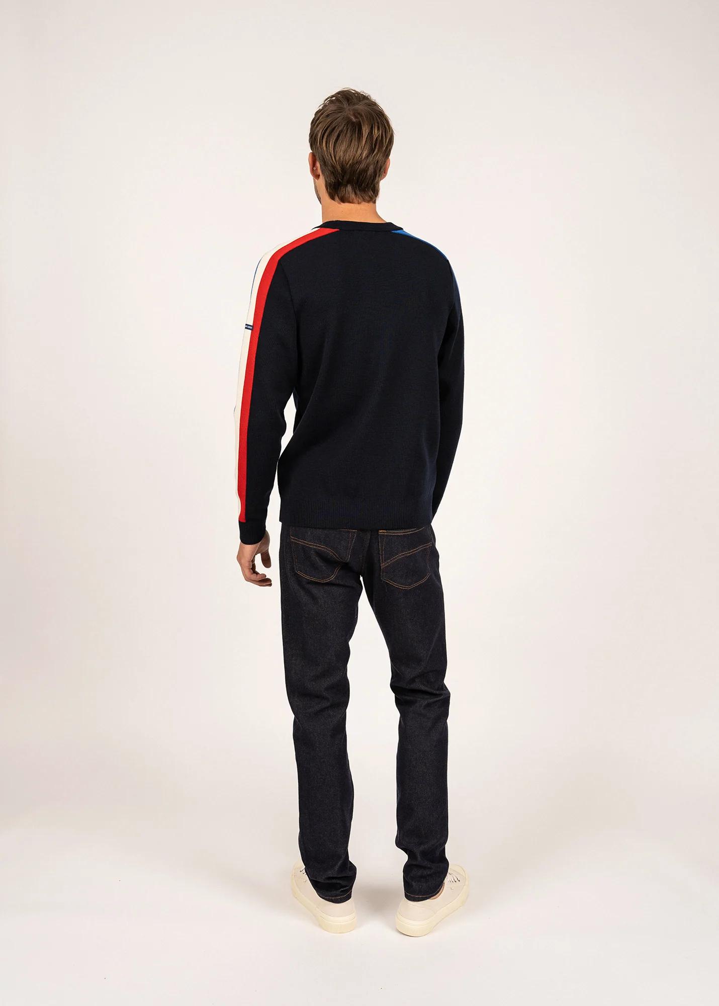 Pull raglan x l'Elysée (NAVY/GITANE/ECUME/TULIPE) - Image 2