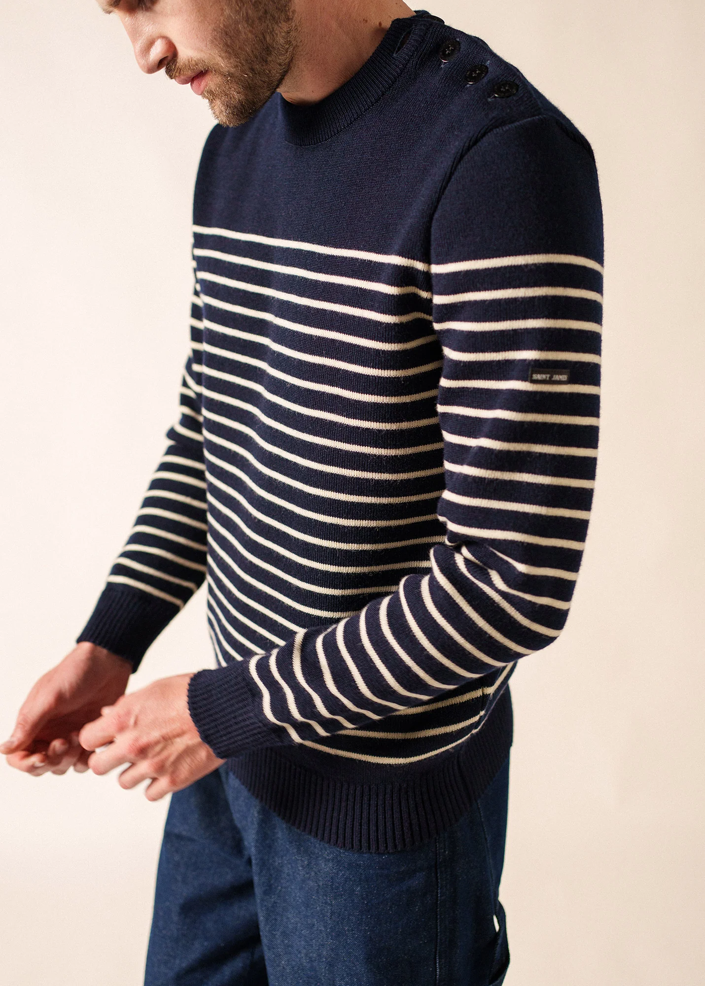 Pull marin Binic (MARINE/ECRU) - Image 3