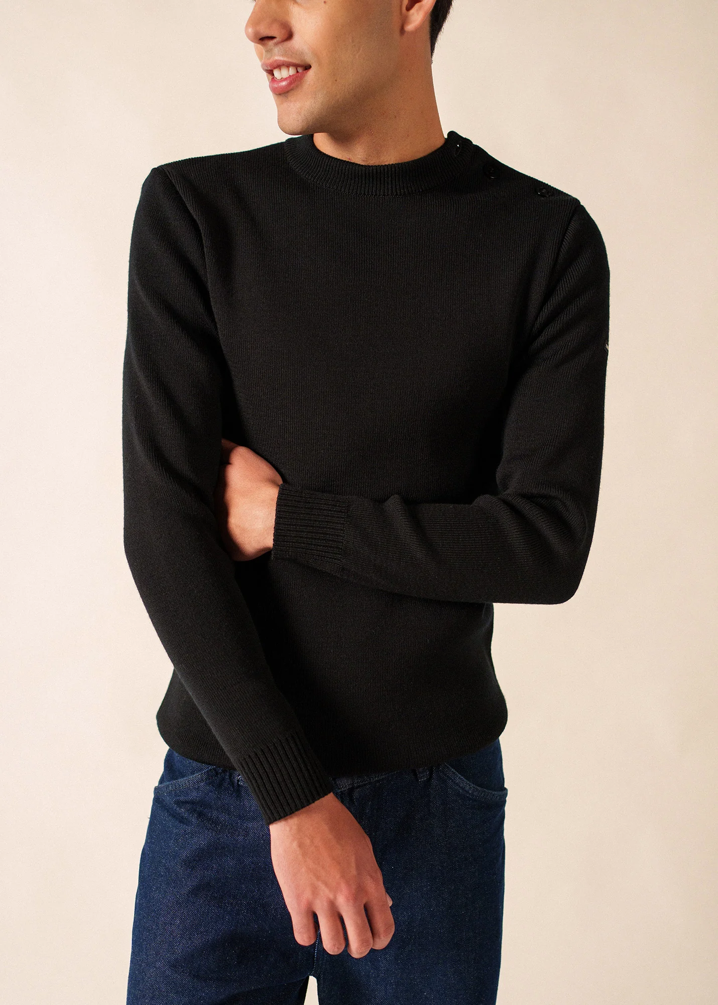 Pull marin Rochefort (NOIR) - Image 4