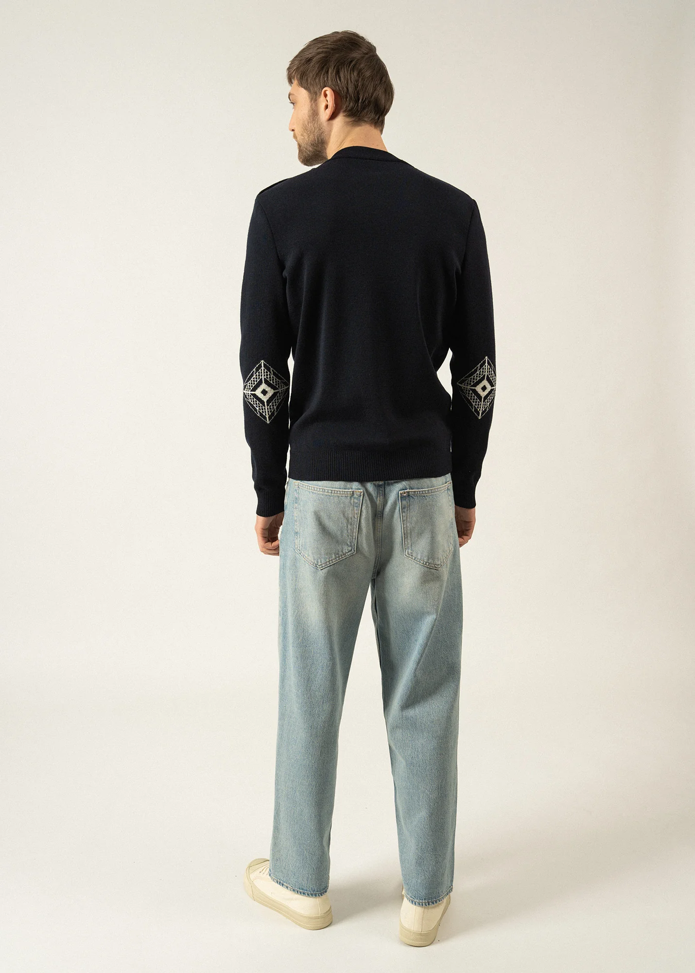 Pull Mondiovision x La tour Eiffel (NAVY/ECUME) - Image 2