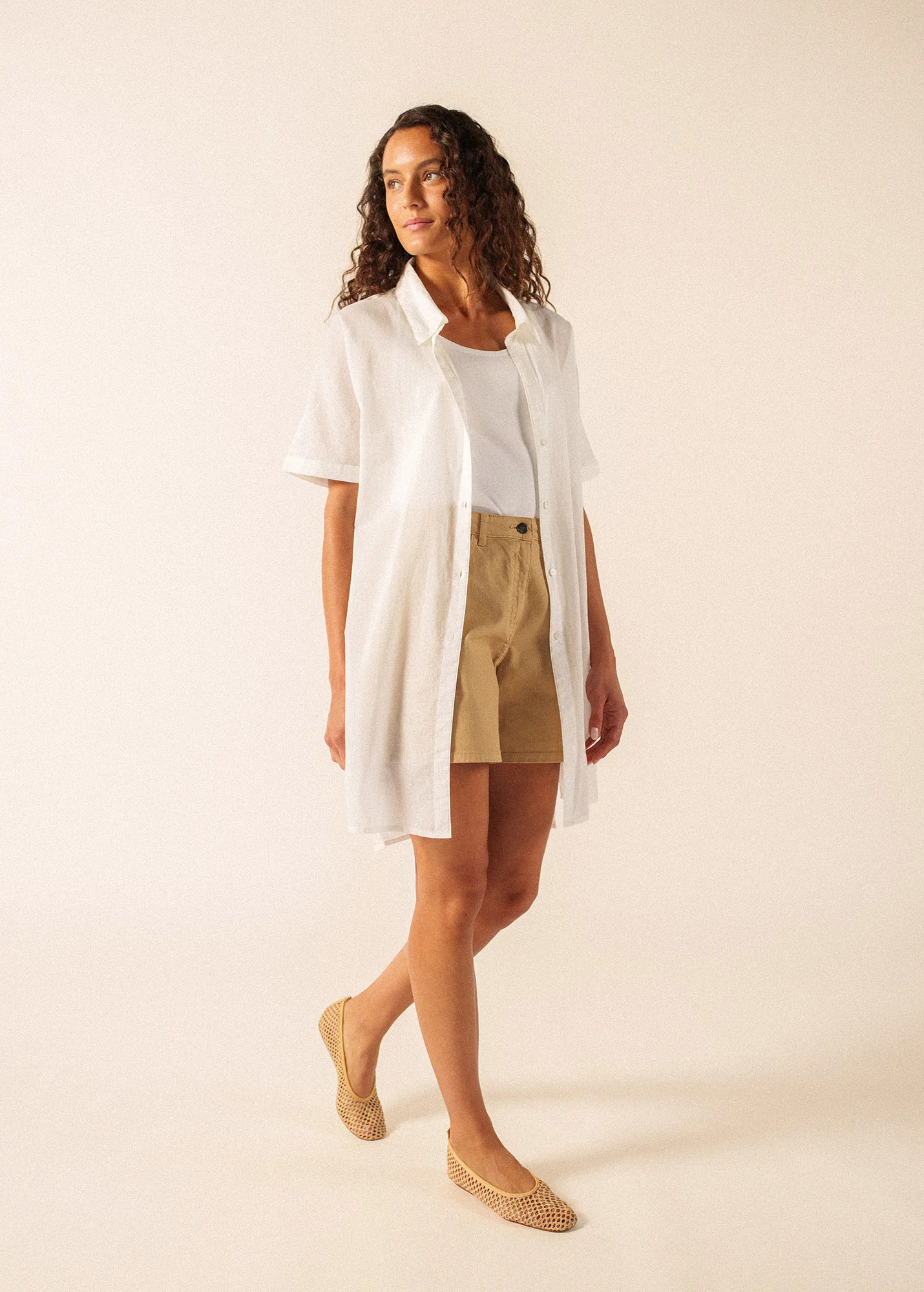 Robe de plage (BLANC)