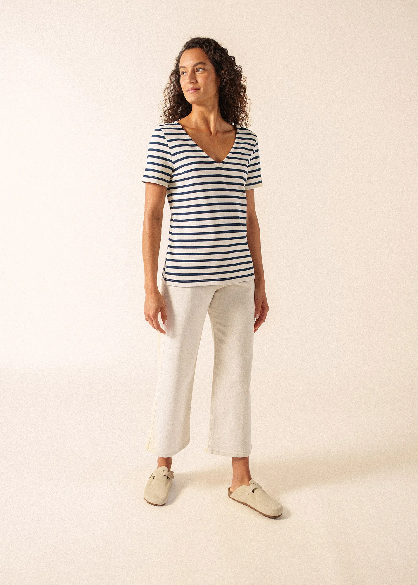 T-shirt Agon (ECRU/MARINE)