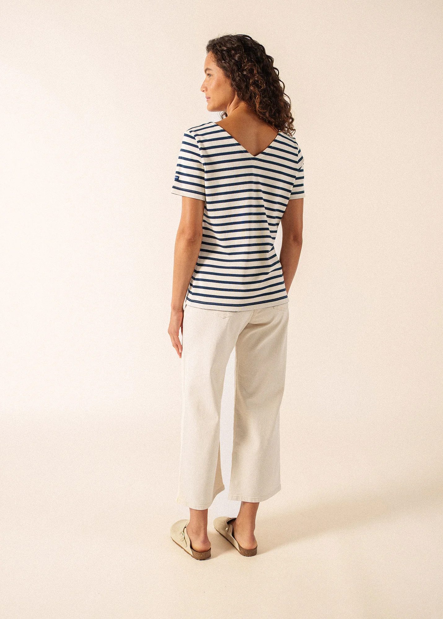 T-shirt Agon (ECRU/MARINE) - Image 2